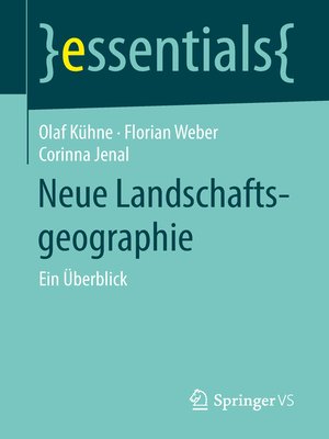 cover image of Neue Landschaftsgeographie